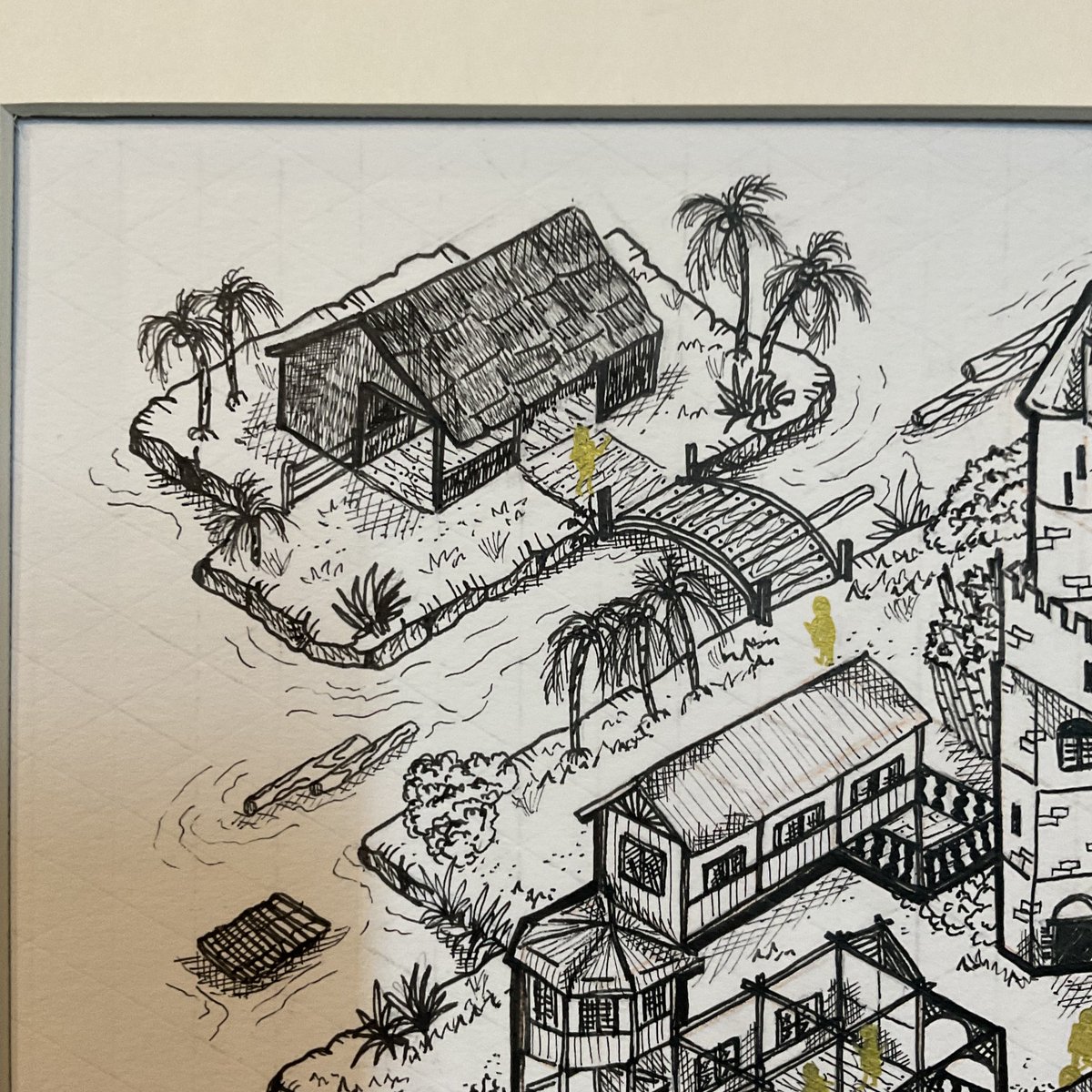 bydaisydalia's tweet photo. Threads : closeup of my latest artwork 🤍

penan - permainan tibow - mix of sarawak traditional house iban melanau bidayuh etc https://t.co/yRpxZmUjRi