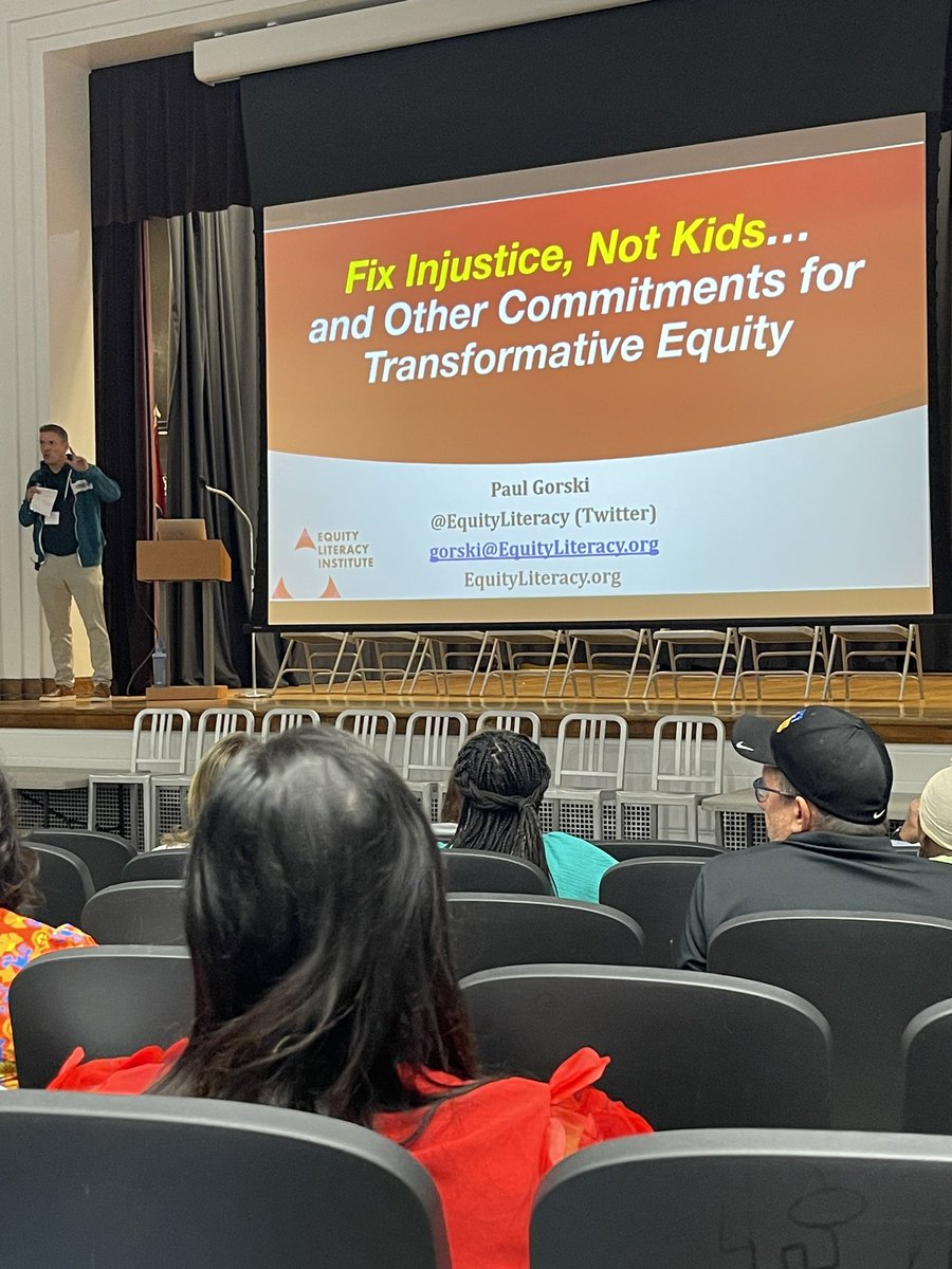 JCPSBP's tweet photo. Good morning! We are here at Southern High School for the @JCPSDEP1 Racial Equity Institute. Dr. Paul Gorski is our keynote! @EquityLiteracy https://t.co/6MyyiCOn0O