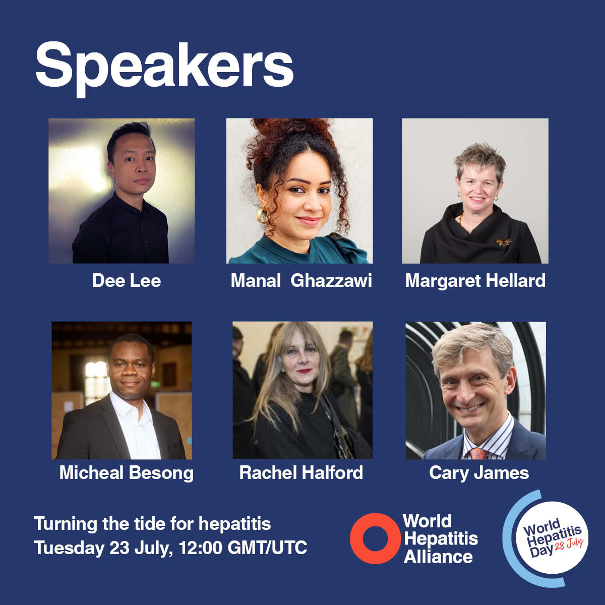 Hep_Alliance's tweet photo. Have you registered yet? Join our webinar on Tuesday as we explore how we can act now to turn the tide for hepatitis and achieve the 2030 elimination goals.

Chaired by our CEO, @caryjameslondon, we have expert speakers such as:

📌 Dr Micheal Besong, @gavi
📌 Dr @manal_ghazzawi, KnowHep Foundation
📌 Rachel Halford, @HepatitisCTrust 
📌 @MargaretHellard, @BurnetInstitute 
📌 Professor @DrPKennedy, Consultant Hepatologist & Gastroenterologist
📌 Dee Lee, Inno Community Development Organisation

Register >> https://t.co/9xdkrSwxOP

⏰: 13:00 BST/ 12:00 PM GMT

#WorldHepatitisDay #TimeforAction