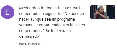 El pueblo extraña a Filmoteca.