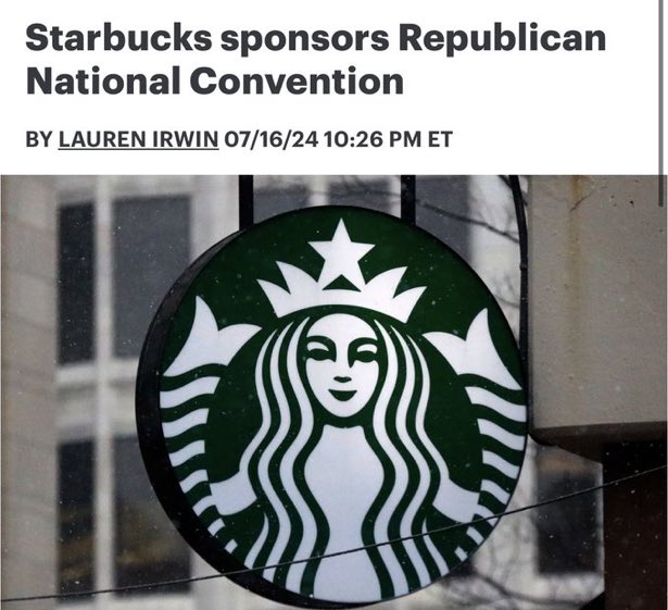 realXanderXjork's tweet photo. Welp I’m never drinking Starbucks again. #BoycottStarbucks https://t.co/Zyzzr4XahB