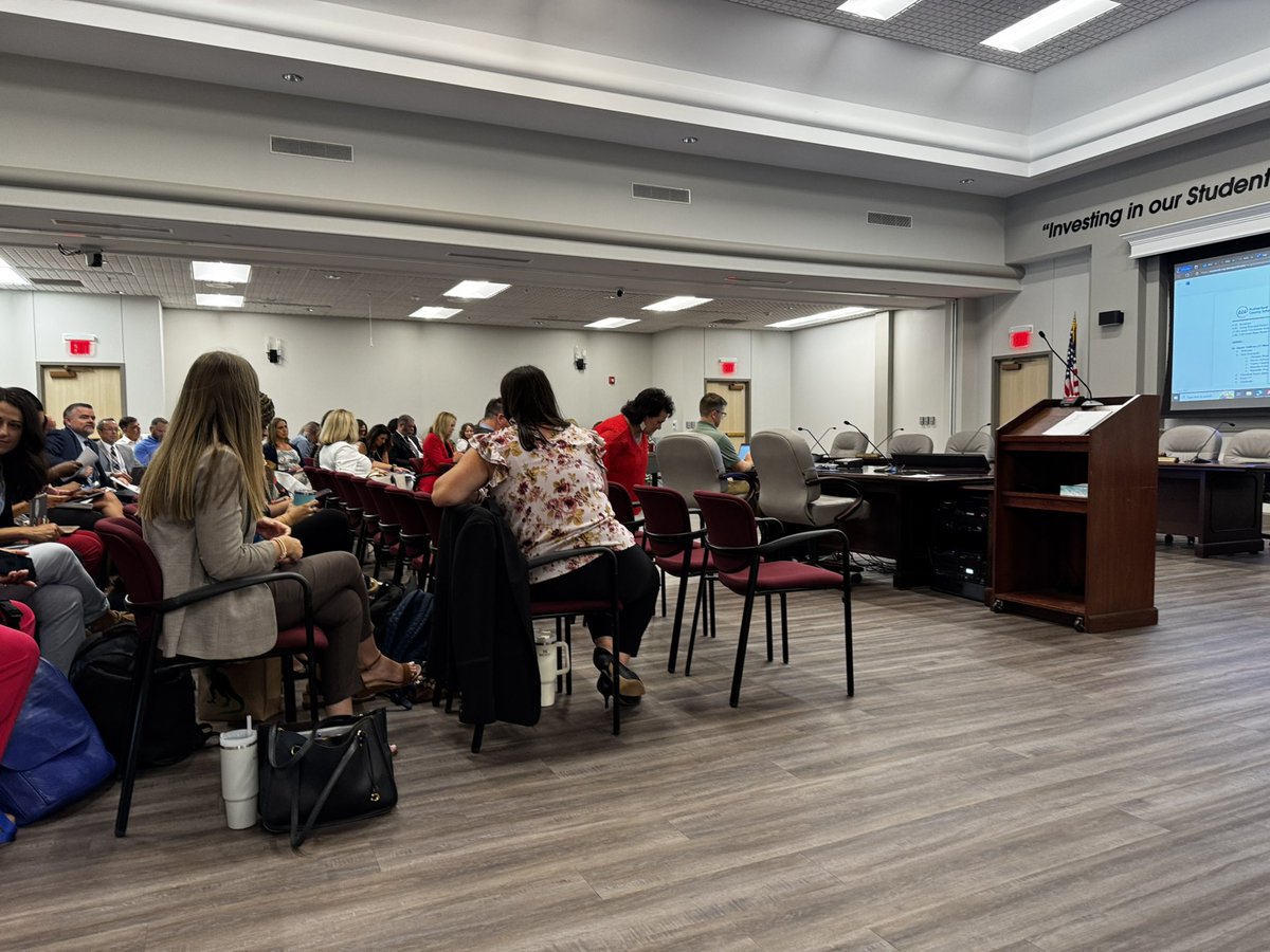 DrMarkJGonyea's tweet photo. Let the fun begin! First principalโs meeting of the year! #rcsProud https://t.co/wMZP0eKJtu