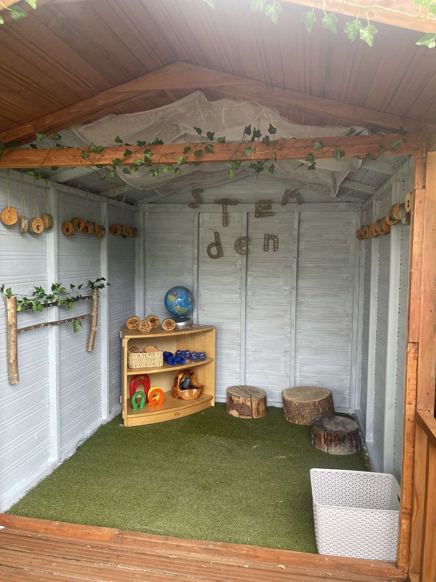STEM_Parkdrive's tweet photo. Park Drive Nurseries STEM DEN. Our new addition for the next term. Can’t wait to discover new stem-tastic ideas in our new learning area #STEMnation #womeninSTEM #earlyyears https://t.co/0CqpksKcwV