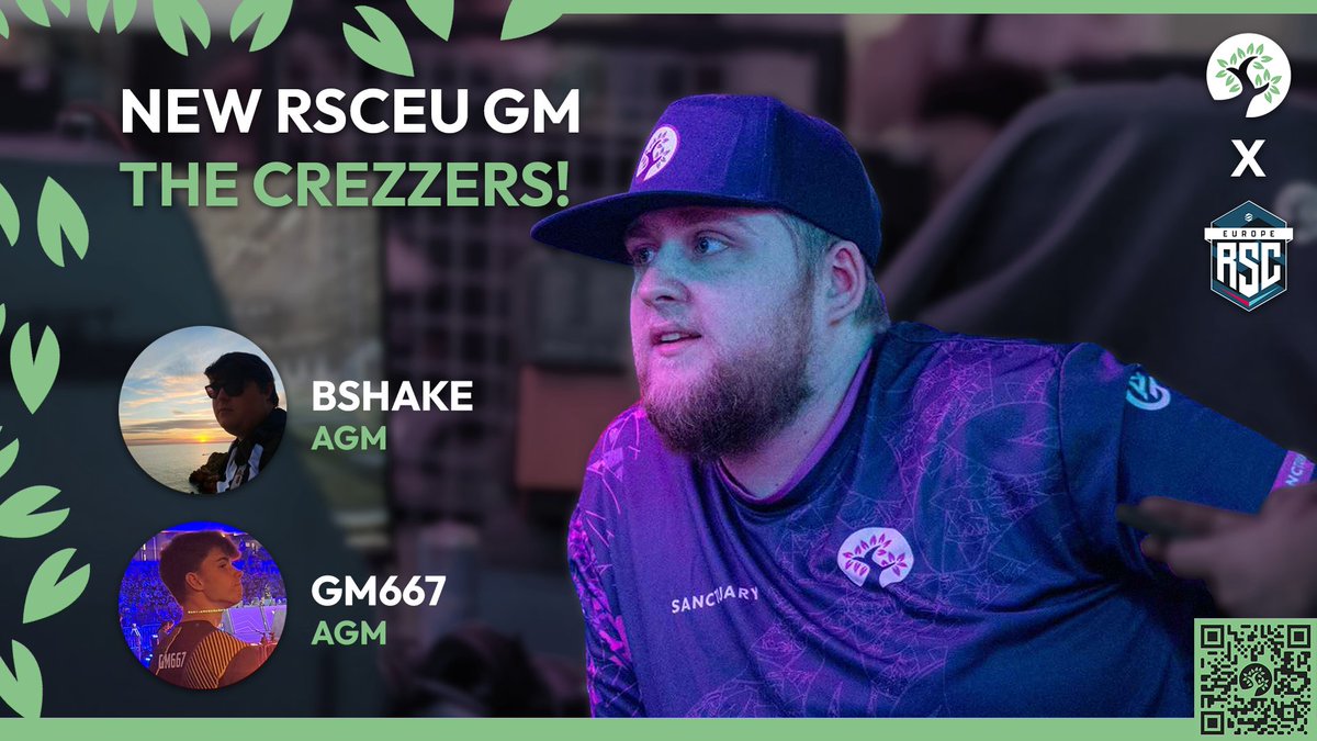 Sanctuary (@sanctuaryhf) on Twitter photo Kicking off our return to <a href="/RSC_EU/">RSC EU</a> 14!
Please welcome some old and new faces steering us towards even more titles!
🏆GM - <a href="/the_crezzers_tv/">The_Crezzers_Tv</a>
🏆AGM - <a href="/bushakke/">Dale 🇮🇸 🇫🇴</a>
🏆AGM - <a href="/GM667_/">Gareth Mayes</a>
Let's show the lads our support!
#hfwithsanc Kicking off our return to <a href="/RSC_EU/">RSC EU</a> 14!
Please welcome some old and new faces steering us towards even more titles!
🏆GM - <a href="/the_crezzers_tv/">The_Crezzers_Tv</a>
🏆AGM - <a href="/bushakke/">Dale 🇮🇸 🇫🇴</a>
🏆AGM - <a href="/GM667_/">Gareth Mayes</a>
Let's show the lads our support!
#hfwithsanc