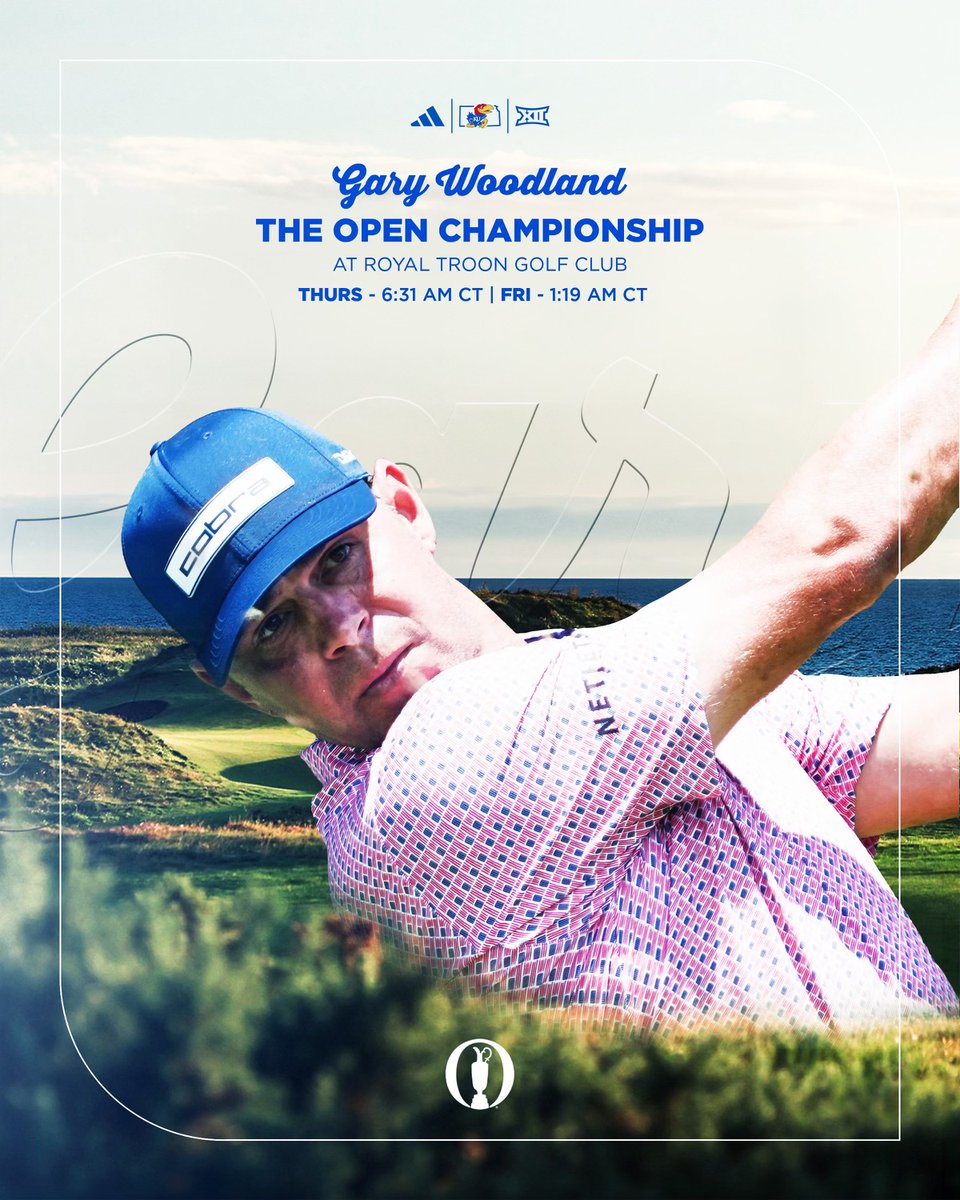 KUMensGolf's tweet photo. Headed overseas for the 152nd Open Championship at Royal Troon 🏴󠁧󠁢󠁳󠁣󠁴󠁿

#RockChalk x @TheOpen https://t.co/dQ3XUKc4YS