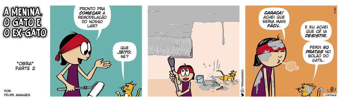 TirinhasMGeG's tweet photo. "Obra" 2/3
Perseverança é tudo 😹😹😹

#humor #quadrinhos #tirinha #ordemdashqs #DiaADiaTMGeG #obra https://t.co/5X3oxACPlT