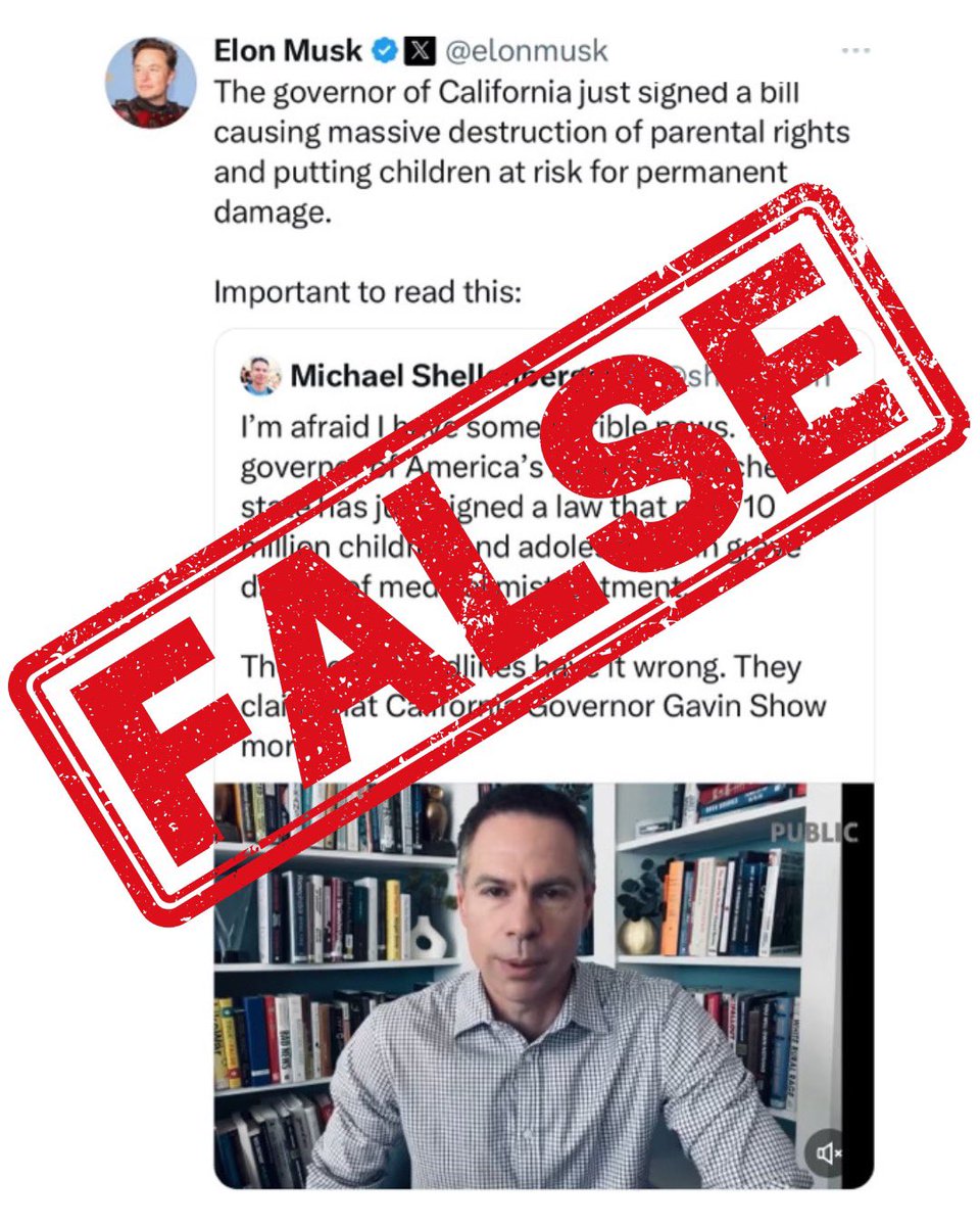 Careful out there.

No one is immune from spreading disinformation.

Get the facts —> x.com/govpressoffice…