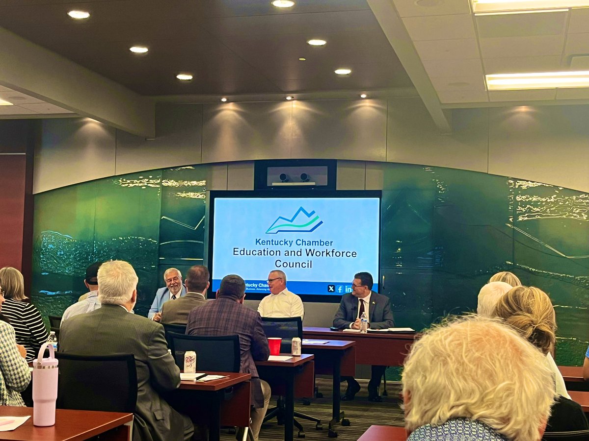 TamiWilson4NKY's tweet photo. Starting my day in Frankfort to hear the latest information and developments related to education and workforce including updates on the Workforce Talent Attraction and Retention Taskforce. Great to see a strong NKY representation here from @NKYCCAdvocacy @KyChamber @nkychamber https://t.co/BfKYMkPIfC