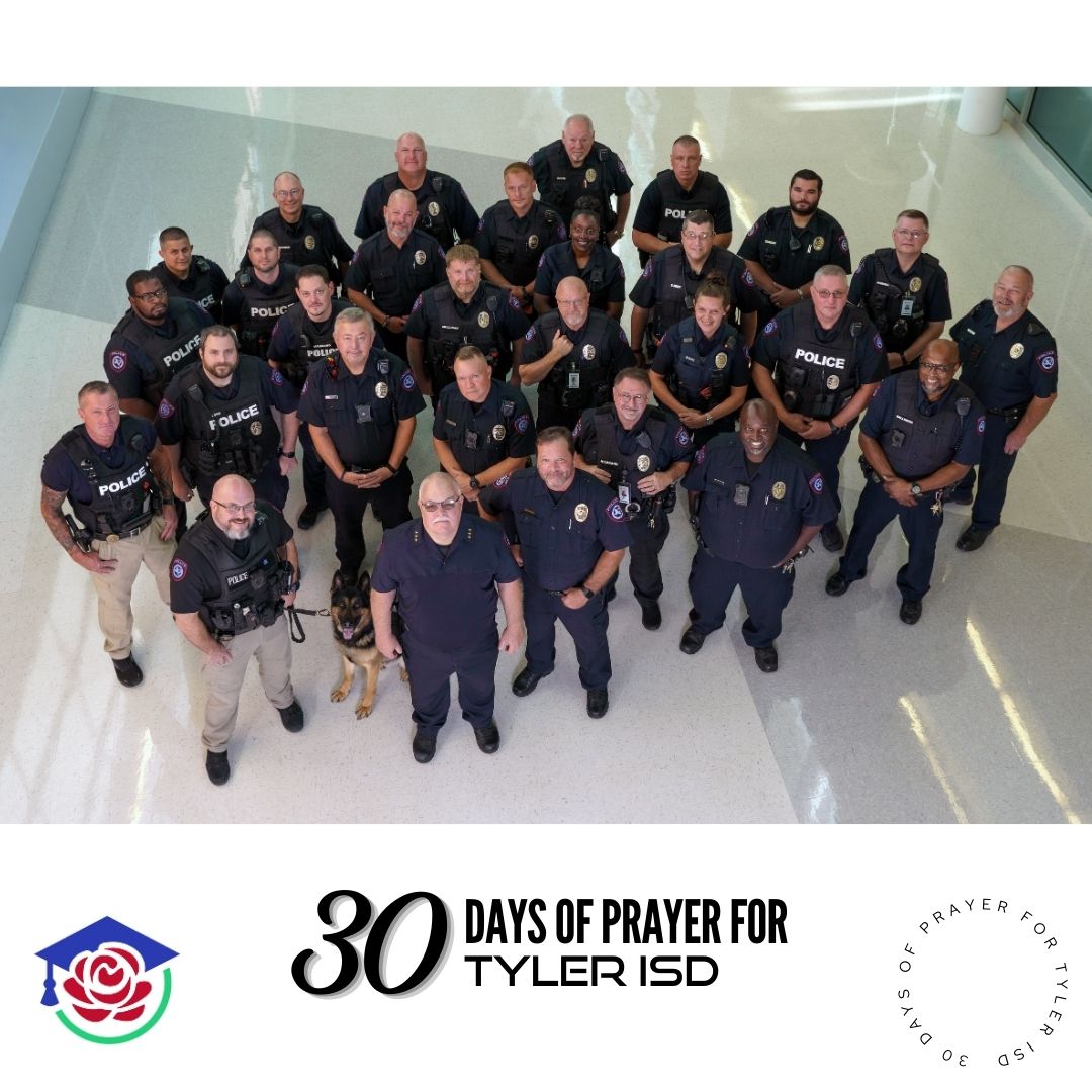 Tyler ISD Foundation (@tisdfoundation) on Twitter photo Day #3: Praying for our <a href="/TylerISD/">Tyler ISD 🏛</a> safety and security staff who prioritize the safety of our students and staff every day! Thank you for your selfless service to our #HometownSchoolDistrict. 🙏❤️ #30DaysOfPrayerForTylerISD Day #3: Praying for our <a href="/TylerISD/">Tyler ISD 🏛</a> safety and security staff who prioritize the safety of our students and staff every day! Thank you for your selfless service to our #HometownSchoolDistrict. 🙏❤️ #30DaysOfPrayerForTylerISD