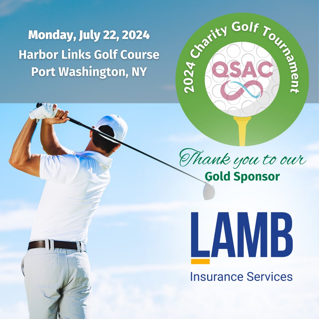 Thank you to <a href="/LambInsServices/">Lamb Insurance Services</a> for supporting our upcoming charity golf outing on Monday, July 22, 2024! As a gold sponsor, Lamb is helping us make a measurable difference in the lives of NYC and Long Island families. Tee up for a cause: QSAC.com/golf #golf #golfouting