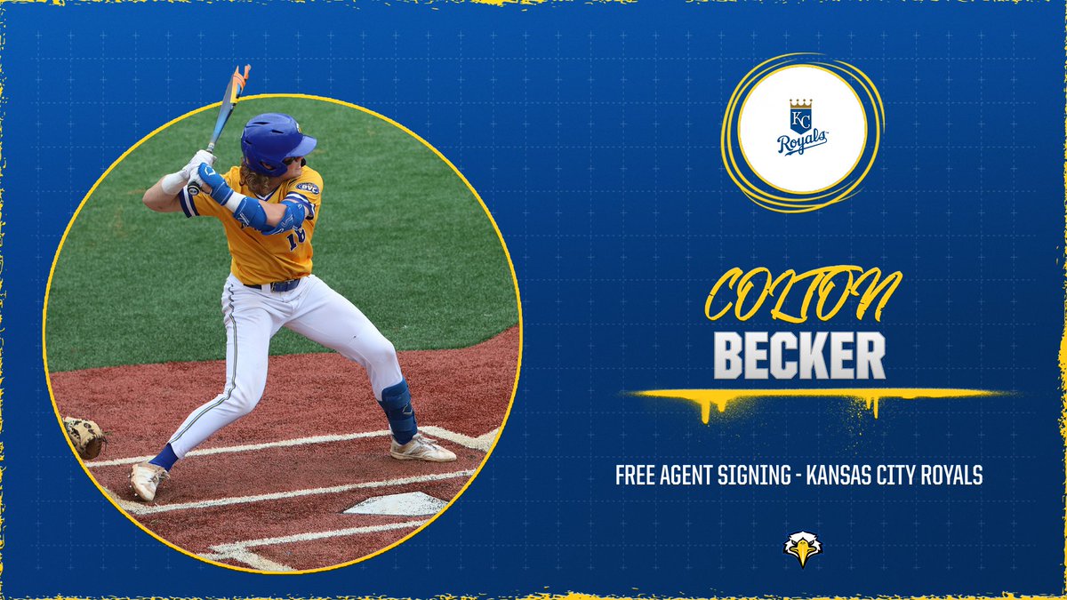 Congratulations to <a href="/MSUEaglesBsball/">Morehead State Baseball</a> standout Colton Becker for signing with the Kansas City Royals organization.

Becker holds the career record for stolen bases at MSU and is ranked in the top 10 in numerous other stats.

📰 bit.ly/4f7PPV2 #SoarHigher