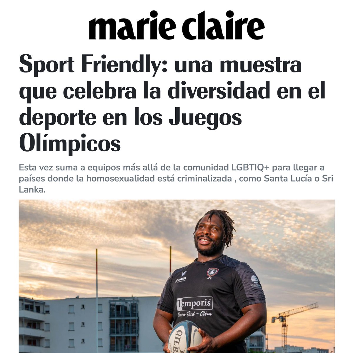 EmilienBuffard's tweet photo. 📸 #SportFriendlyProject en @marieclairearg 🗞️ Gracias @derfernando y @soyfranferreyra 🫂

#Inclusion #Diversity #LGBT #NoToDiscrimination #ArtAndSport https://t.co/YjYIfH7Cr5