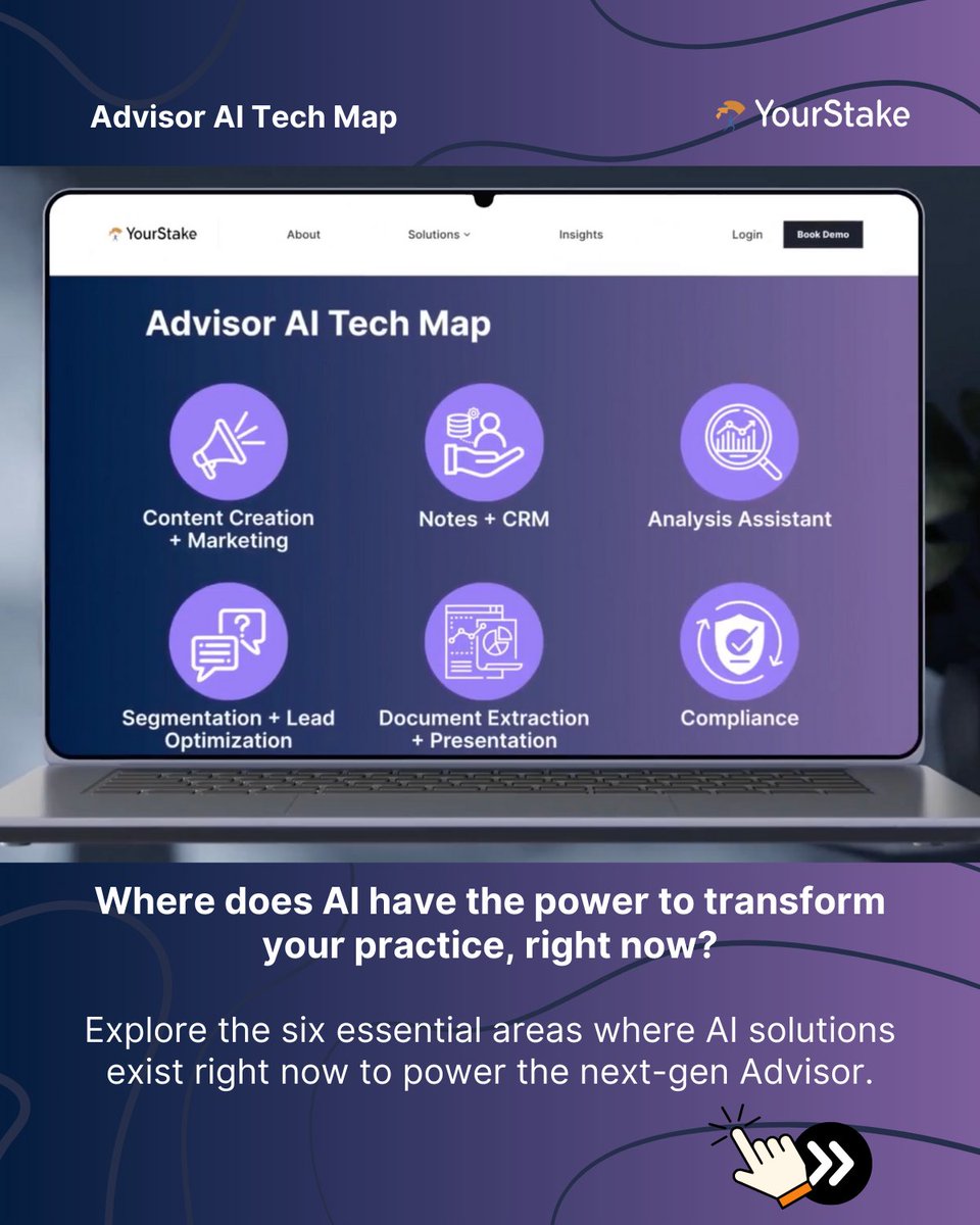 Your_Stake's tweet photo. AI solutions for note-taking and CRM integration are often the first choice for many advisors.

These tools can seamlessly join client meetings to create detailed transcripts, summaries, next steps, and even draft follow-up emails.

Learn more: https://t.co/MfFUIzovfV https://t.co/YZgZaAP9mr