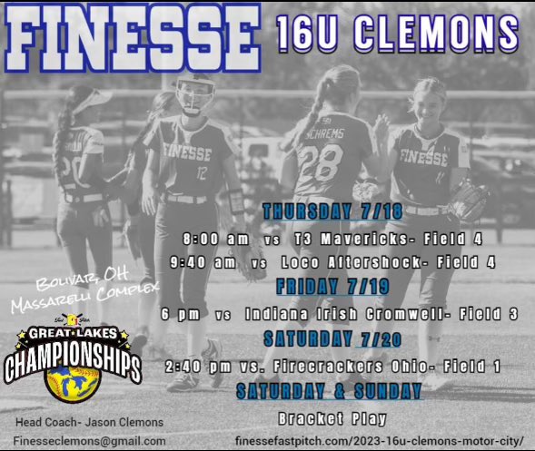 Natalie McCall (@nataliemccall25) on Twitter photo Really excited to head to Ohio this weekend!!! Can’t wait to see how our team does.
<a href="/FSU_SB/">Ferris St. Softball</a> <a href="/AC_softball/">Adrian College NCAA Softball</a> <a href="/SoftballLansing/">Lansing CC Softball</a> <a href="/WayneStateSB/">Wayne State Softball</a> <a href="/CoachD_HopeSB/">Coach Daugherty</a> <a href="/AlmaScotsSB/">Alma College Softball</a> <a href="/GrandSoftball/">Grand Rapids Community College Softball</a>
@ClemonsFinesse Really excited to head to Ohio this weekend!!! Can’t wait to see how our team does.
<a href="/FSU_SB/">Ferris St. Softball</a> <a href="/AC_softball/">Adrian College NCAA Softball</a> <a href="/SoftballLansing/">Lansing CC Softball</a> <a href="/WayneStateSB/">Wayne State Softball</a> <a href="/CoachD_HopeSB/">Coach Daugherty</a> <a href="/AlmaScotsSB/">Alma College Softball</a> <a href="/GrandSoftball/">Grand Rapids Community College Softball</a>
@ClemonsFinesse