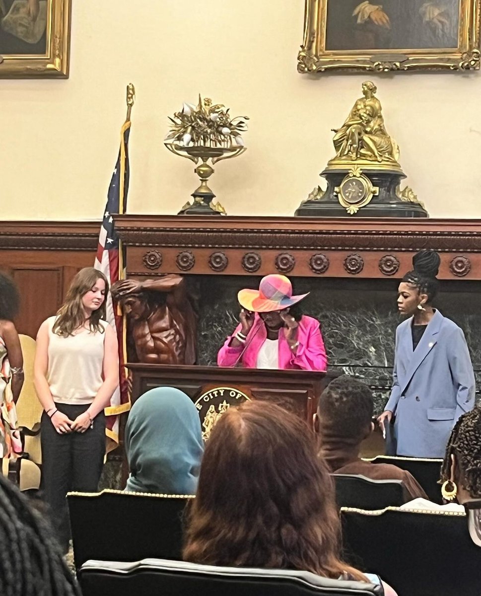 PHLschools's tweet photo. Congrats to @slanews's rising senior, Eliza Cucchiara, on her appointment to the Philadelphia Youth Commission! Nominated by @KendraPHL for her work with the Reproductive Health Alliance, advocating for greater access to feminine products in PA. This led to the passage of HB 851. https://t.co/N2eEHpLEVw