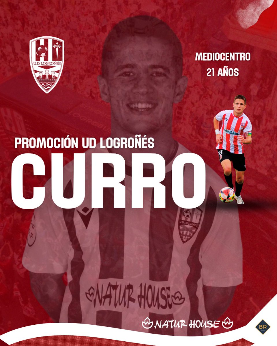 UDLogrones's tweet photo. ℹ️ Curro Bonilla, medio de 21 años. Capitán del filial, que se proclamó campeón de la Tercera riojana. Marcó nueve tantos en 30 encuentros. https://t.co/q7Eqb2IVZP