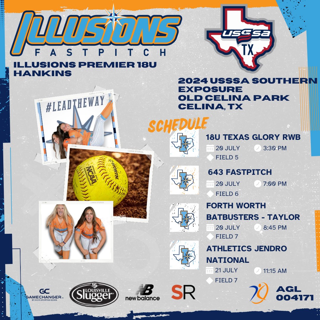 Two more tournaments left for summer, where has the season gone? Come out and catch us this week at Old Celina Park. Finish out strong 💪!!

#IGPremier18u #Illusionsgold #LeadTheWay #ScheduleDrop🔥