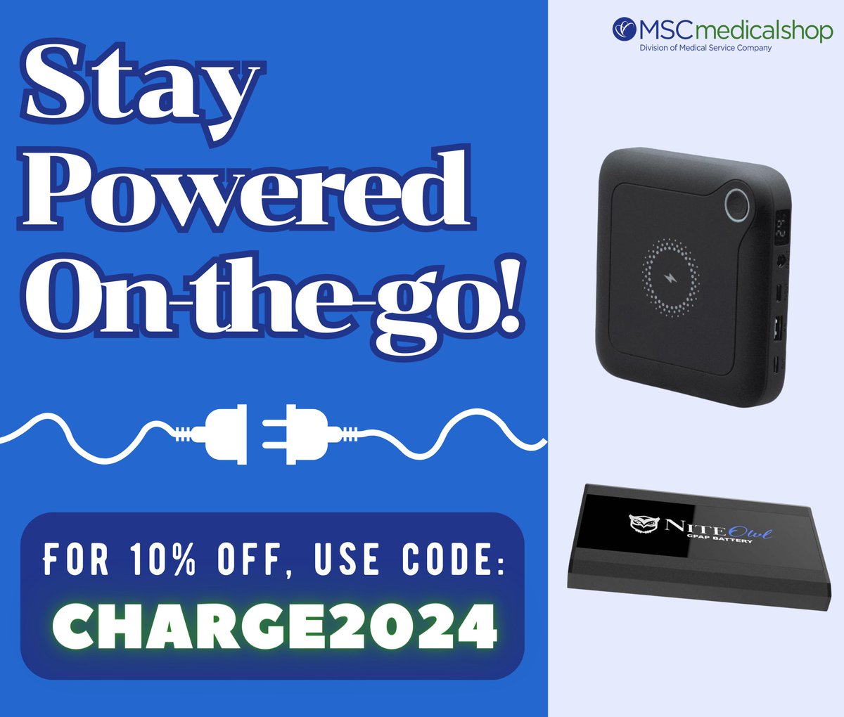 MSCMedicalShop's tweet image. Traveling soon? Don't stress about powering your PAP device during camping trips or vacations! ⚡ With a portable CPAP Battery, stay on track with your therapy from wherever. 📷 Enjoy therapy on the go, worry-free! #CPAPBattery #CPAP #MSC #MSCMedicalShop