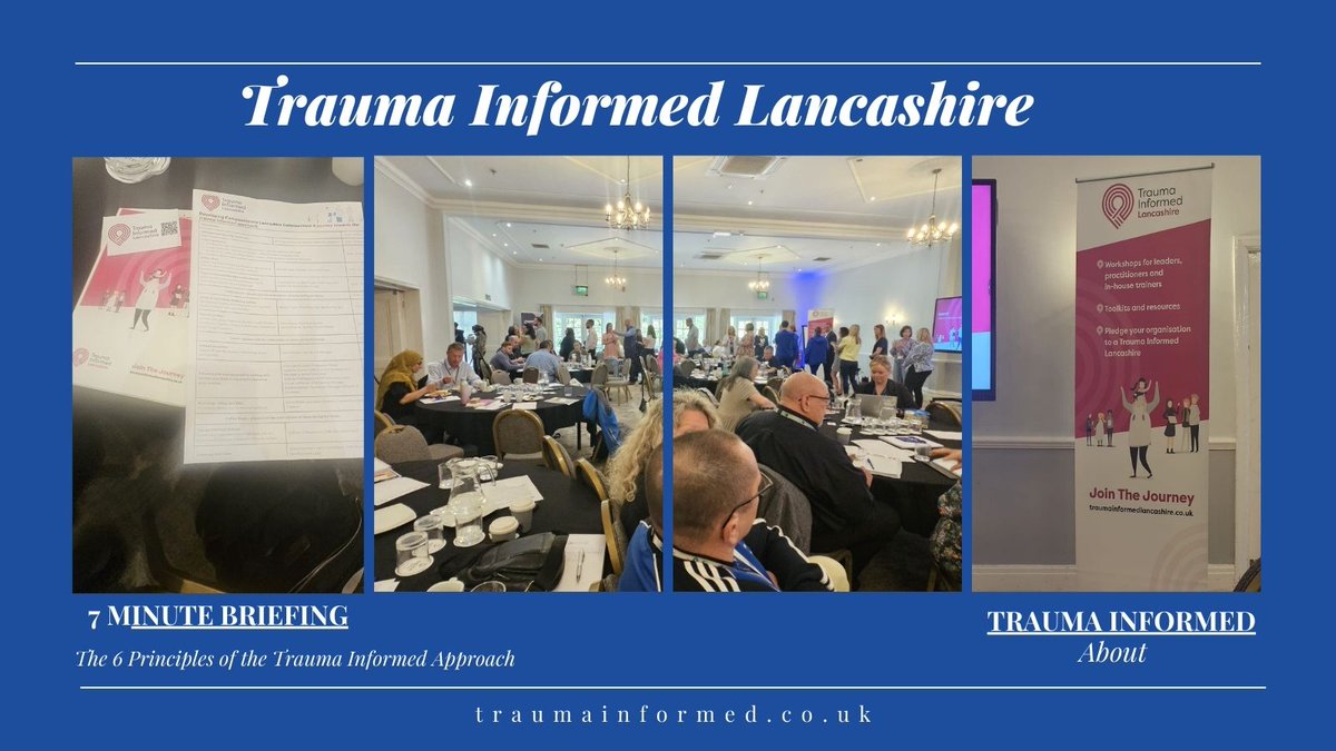 Gwen@activelancashire (@ghactivelancs) on Twitter photo Discover the Power of Trauma-Informed practice: Lancashire's Journey, inspiring to hear the impact at today's conference.
Be the catalyst for change, traumainformedlancashire.co.uk
<a href="/RRR_LUF/">Red Rose Recovery</a> <a href="/LancashireCC/">Lancashire County Council</a> @Empowerment_ <a href="/LancsVRN/">Lancashire Violence Reduction Network</a> <a href="/LancashireCSI/">Challenge through Sport Initiative (CSI)</a> <a href="/TheThewell2/">The Well Communities CIC</a> <a href="/BurnleyYT/">BurnleyYouthTheatre</a> <a href="/NoWhispersCIC/">No Whispers CIC</a> Discover the Power of Trauma-Informed practice: Lancashire's Journey, inspiring to hear the impact at today's conference.
Be the catalyst for change, traumainformedlancashire.co.uk
<a href="/RRR_LUF/">Red Rose Recovery</a> <a href="/LancashireCC/">Lancashire County Council</a> @Empowerment_ <a href="/LancsVRN/">Lancashire Violence Reduction Network</a> <a href="/LancashireCSI/">Challenge through Sport Initiative (CSI)</a> <a href="/TheThewell2/">The Well Communities CIC</a> <a href="/BurnleyYT/">BurnleyYouthTheatre</a> <a href="/NoWhispersCIC/">No Whispers CIC</a>