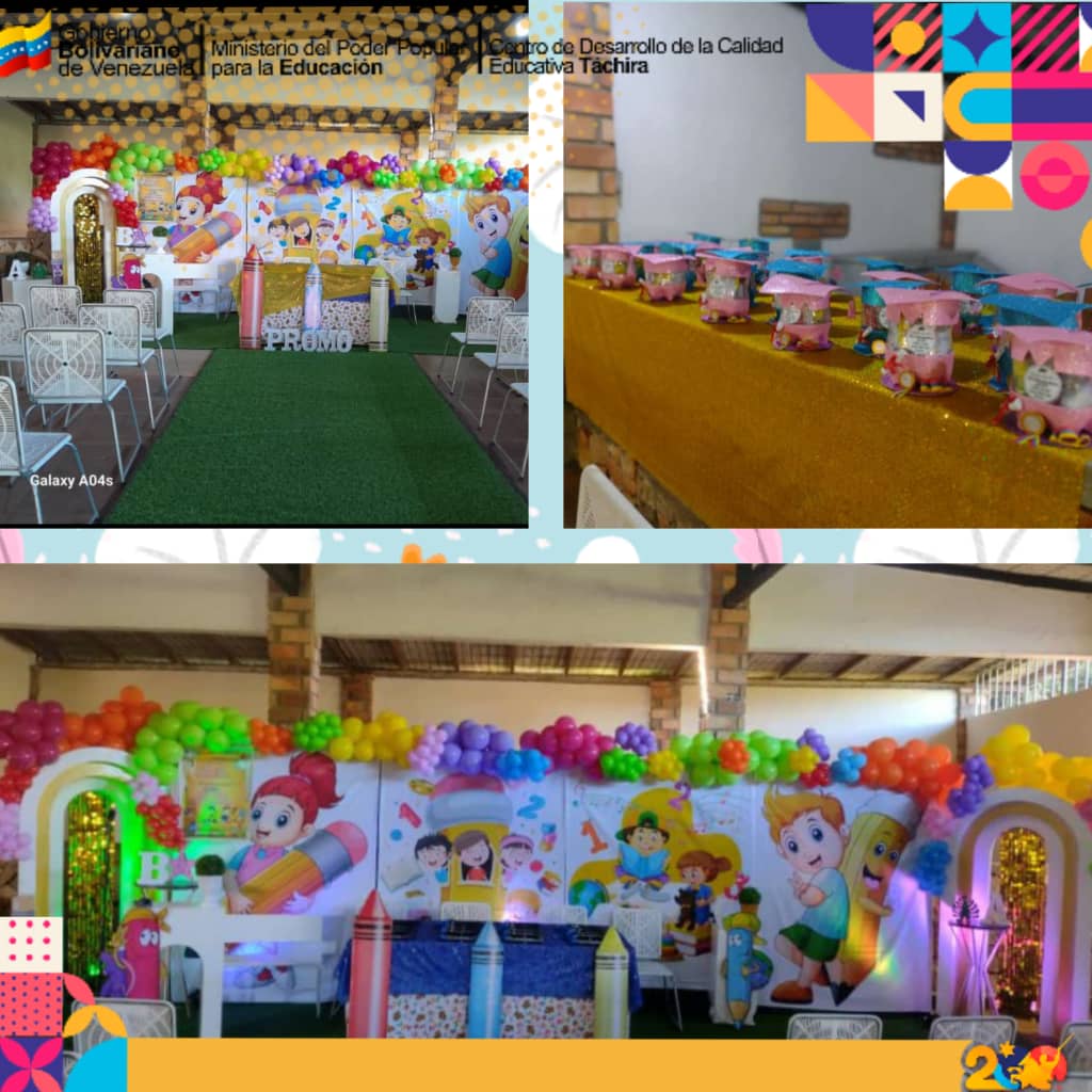 16/7/2024. Simoncito Comunitario Juan Germán Roscio (SENIFA). Actividad: Acto de grado y entrega de cotillones de Maternal "C". Estado Táchira Municipio Michelena.