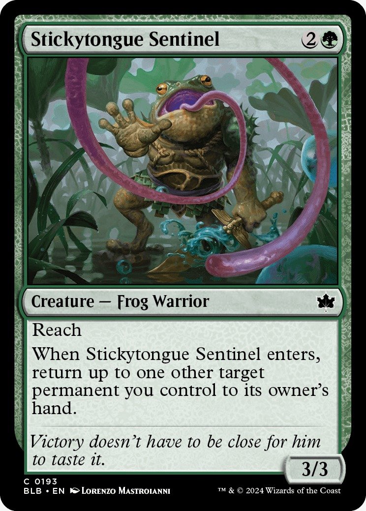 A {2}{G} 3/3 creature with reach and ETB draw a card would be the best  common in the set, right? So the question is: how close can you make this   to