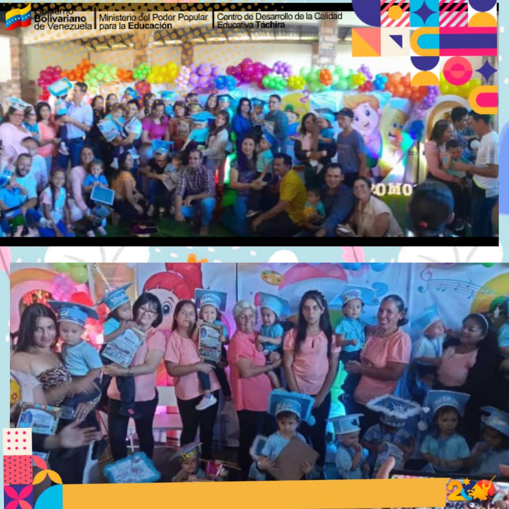 16/7/2024. Simoncito Comunitario Juan Germán Roscio (SENIFA). Actividad: Acto de graduación de Maternal "C". Estado Táchira Municipio Michelena.