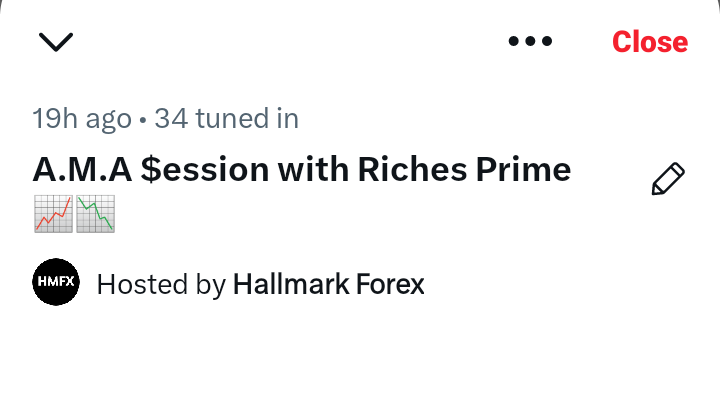 HallmarkForex's tweet photo. 30+ people tuned in! 🔥
If you missed our last ‘Ask Me Anything’ session with Riches Prime
We gat you 😊
Here's a link to listen to it for FREE
👉🏽 https://t.co/Nw6tvl8iYj
Join our community for FREE:
👉🏽 https://t.co/DFuQ8ukUbC
#newbieguide #forextrading #hallmarkforex https://t.co/pUokXOLp11