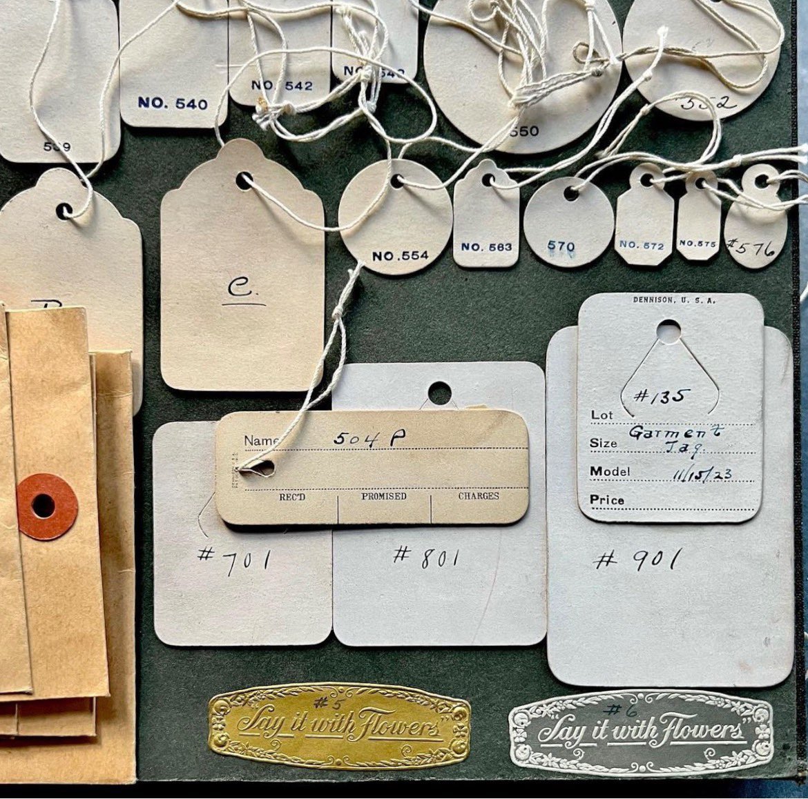 Typology of Paper Tags. 

From a favour Instagram account, the Dennison museum. instagram.com/dennisonarchiv…
