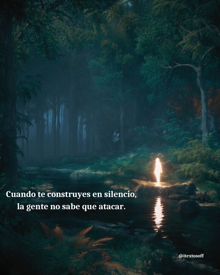 Trabaja en silenció, no digas nada hasta que suceda.