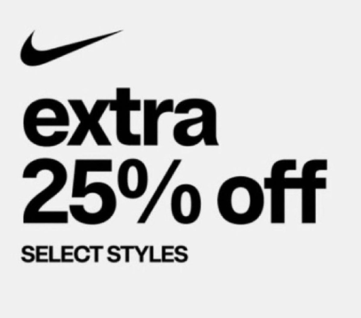 snkr_twitr's tweet photo. AD: ENDS TONIGHT 
Get an Extra 25% off select Nike Styles w/code EXTRA25 via Nike US

Shop deals -> https://t.co/30oMBEXWXG https://t.co/iEgvy1PafV
