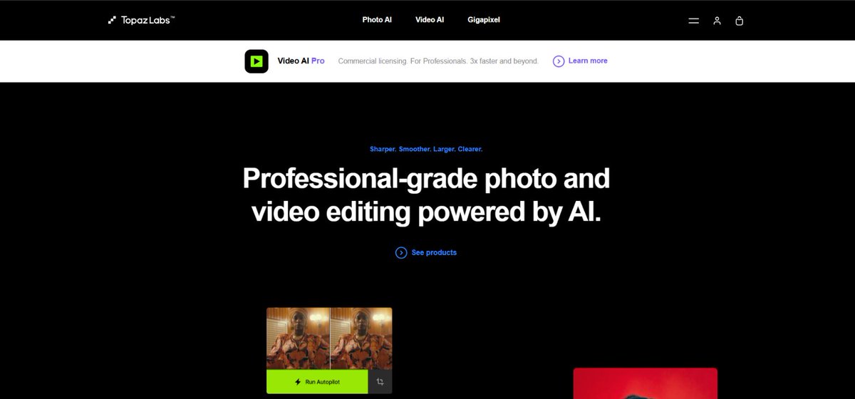 VibingNoot's tweet photo. @si12o2 On top of that even in your gojo tutorial you mention using Topazlabz 2017 https://t.co/m5jpeSzWgJ

Topaz has been ai for years, it's their whole schtick. Even if you're using specifically 2017, it's all ai filters similar to esregan models for upscaling images. https://t.co/nIQqCLzp31