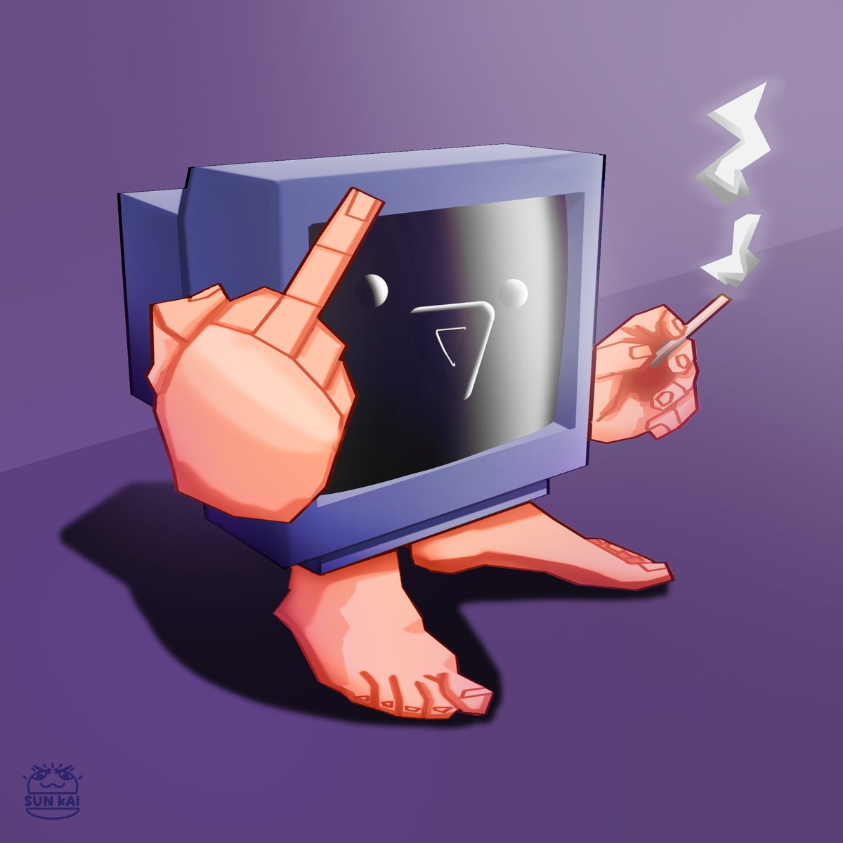 SadSunKai's tweet photo. inspired by @imcertly   

i'm still bad at rendering but im getting there lmao https://t.co/UdBdLZMHT0