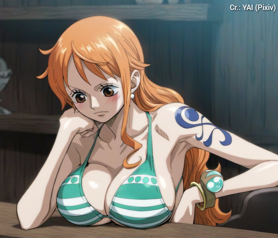 GoddessOfLuNami's tweet photo. Too heavy 🫣

#ONEPIECE #ナミ #Nami #summer #waifu https://t.co/5tPGnwZEeR