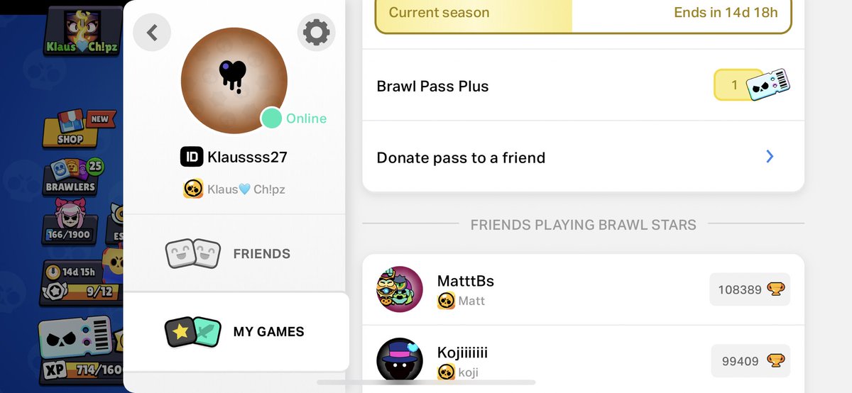Brawl Pass+ Giveaway

To enter: 
👤 Follow <a href="/Klaussss27/">Klaussss</a> 
♻️ Retweet this tweet
❤️ Like this tweet

Winner is chosen on 26.07.2024, and will be gifted a bp+ (can also use for next season)

Good luck! 😁