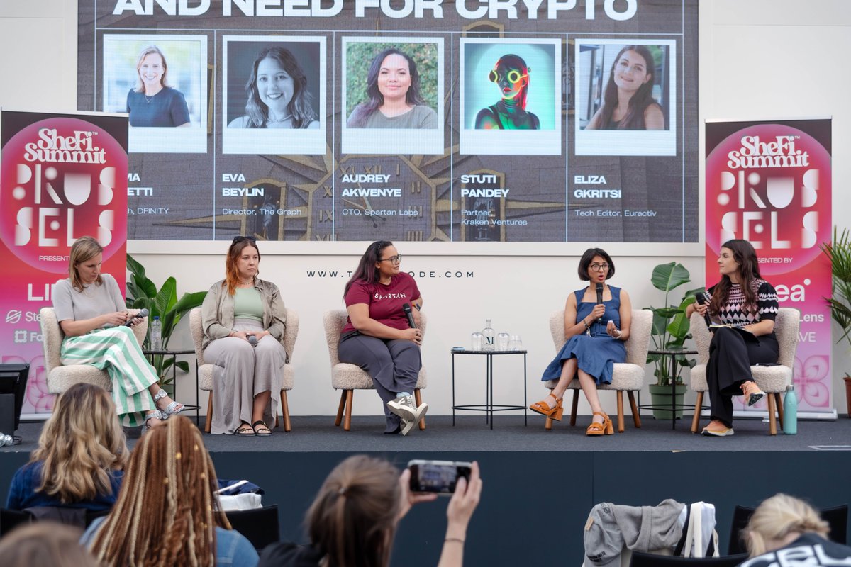 maggielove_'s tweet photo. Seeing professionals communicate on a panel with nothing but respect and love for each other is truly one of the most beautiful experiences you can have at a conference - especially a crypto one.

When we set aside our scarcity mindset and operate from a place of community and shared experience, we make the world a better place.

SheFi Summit proves that you don't need to step on others to achieve success, no matter what business you're in. We can have each other's backs and root for one another, indulging in people's wins instead of resenting them.

Imagine how full your cup would be if each woman's success felt like your own.

Every conversation I had with the wonderful women who attended on Sunday was incredibly positive.

With this group, I'm confident that the future of crypto is in good hands. ❤️