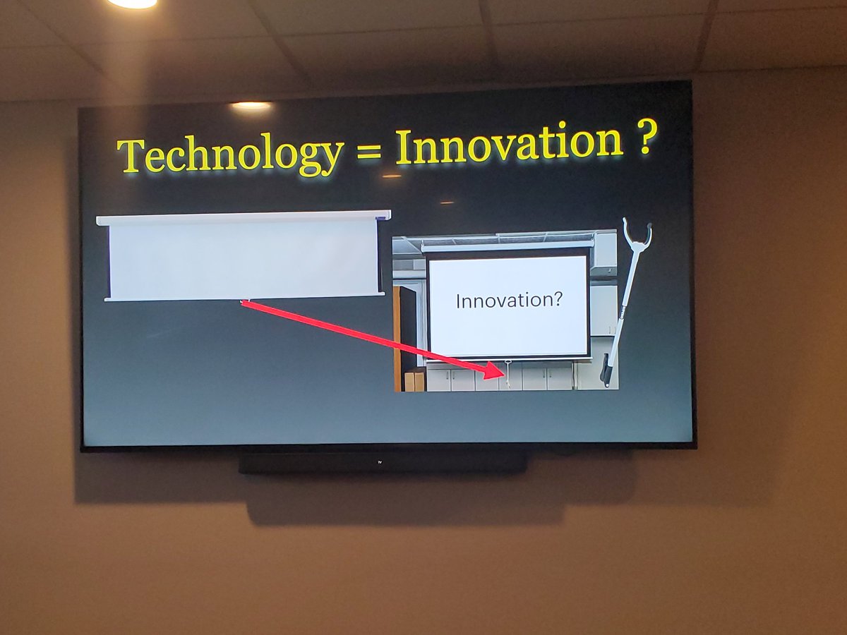 WickedDecent's tweet photo. Being reminded by @MatthewXJoseph that innovation is contextual --- and it is about solving problems .. not about new and shiny
#mclsummit24 #pullshadeinnovation https://t.co/2oUXDVEJOY