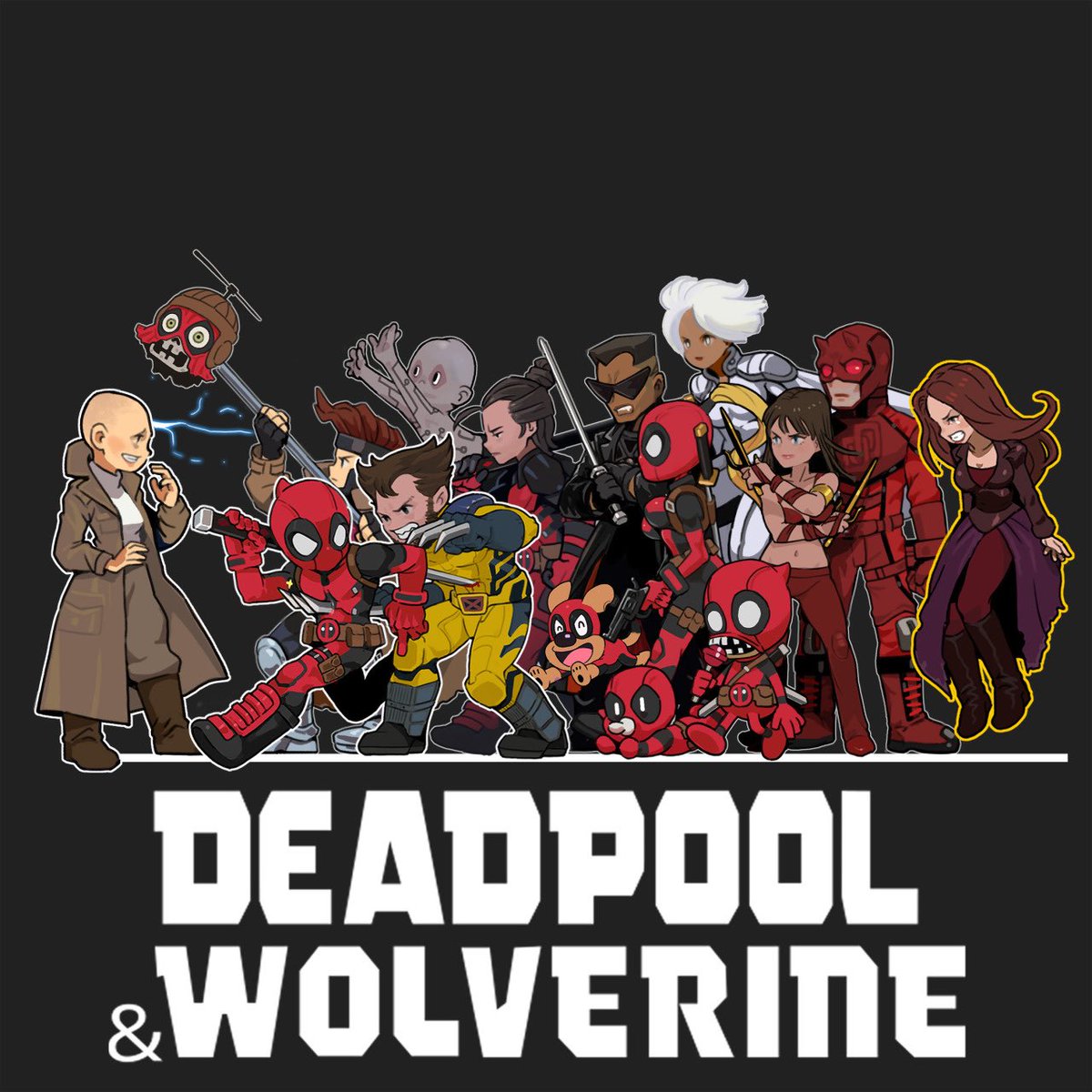 onlyanilov's tweet photo. #deadpoolandwolverine #deadpool #ladydeadpool #dogpool #headpool #wolverine #samuraideadpool #babydeadpool #cassandranova #Elektra #Daredevil #JeanGrey #storm #blade #mcu #marvel https://t.co/ytrPzH0HJc