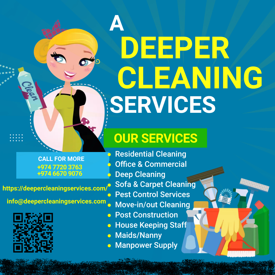 ADeepercleaning's tweet photo. Introducing A Deeper Cleaning Services - Your One-Stop Solution for All Cleaning Needs!
From residential to commercial spaces, we offer a wide range of services designed to leave your property sparkling clean and pest-free.
#ADeeperCleaningServices #CleaningSolutions https://t.co/yKz8cb7BCM