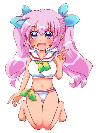 暑いので水着まゆりん