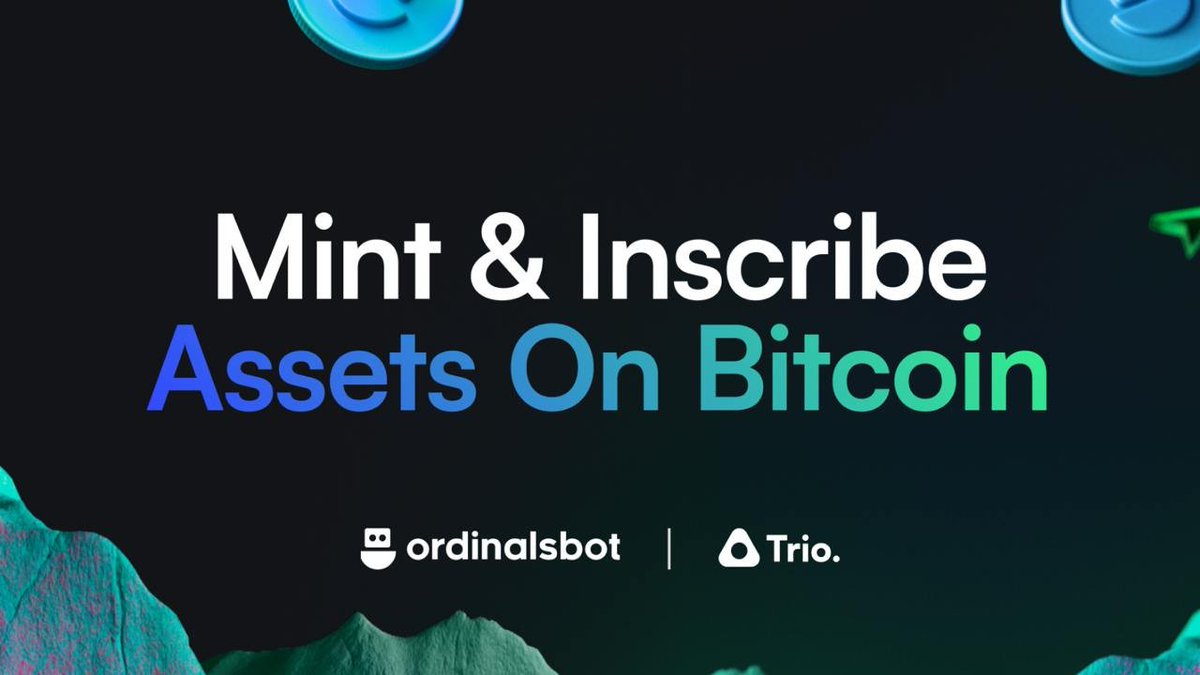 koolk123456's tweet photo. 🎁GIVEAWAY!🎁

Prizes:
🏆$100 in $TRIO
🏆1X - Solhub Discord inv

To enter:
1⃣Follow @Ordinalsbot 
2⃣RT+LIKE this post
3⃣Join TG - https://t.co/PnEGQmsnDK
4️⃣Must Interact with @Ordinalsbot pinned post

2 Winners!

Ends in 24 hours⏰ https://t.co/vTf98zF58v