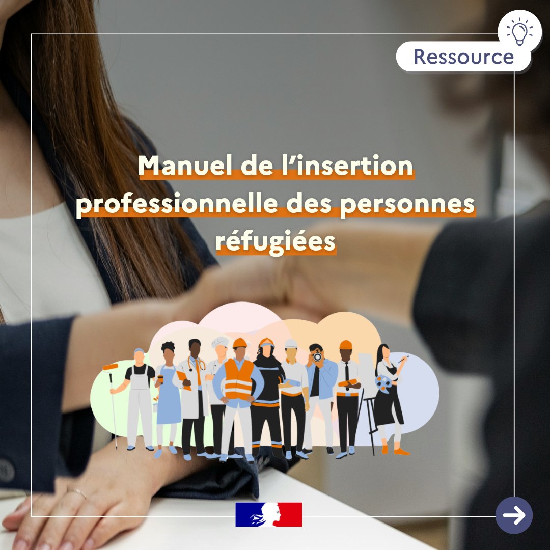 📣 Une nouvelle ressource est disponible ! Découvrez le Manuel relatif à l’insertion professionnelle des réfugiés, produit par le Group’ESS !