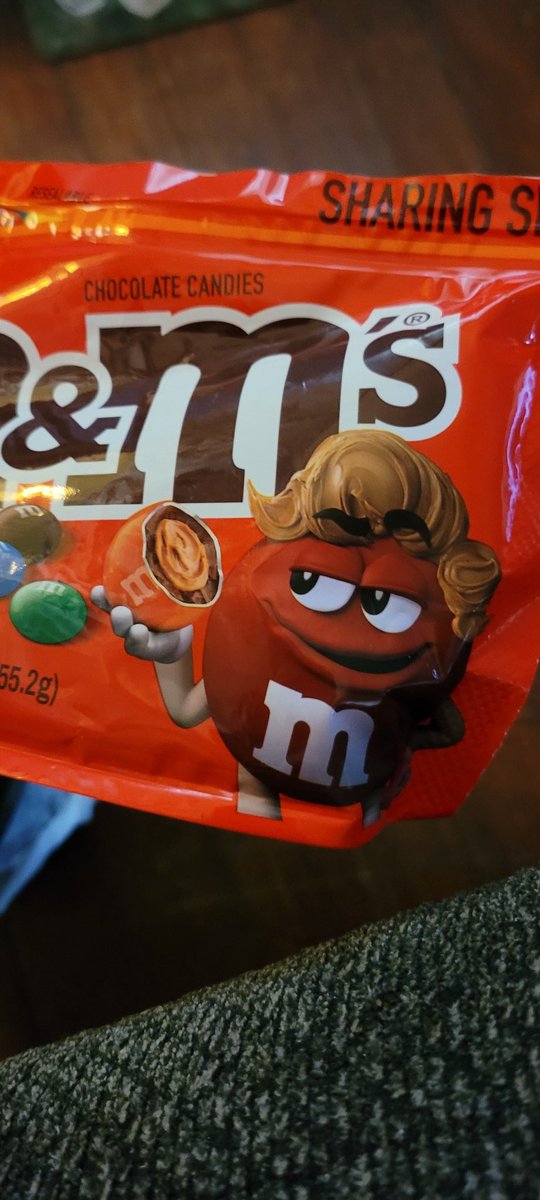 HomicidalHugz's tweet photo. Trump M&amp;M holding his severed ear..
That's all I got to say about that.
#TrumpAssasinationAttempt https://t.co/KWDH7RF4BA