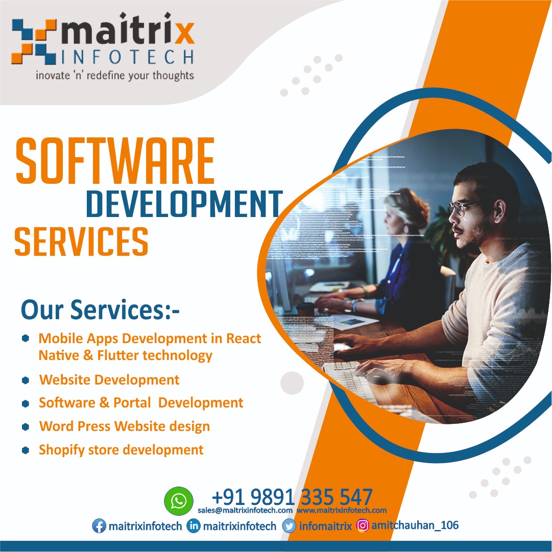 infomaitrix's tweet photo. Maitrix Infotech offers comprehensive software development services, 
👇Connect with us now for more details
👉 https://t.co/VhomCQnve7
📧 sales@maitrixinfotech.com
📞 +91 9891 335 547
#MaitrixInfotech #websitedevelopmentcompany #digitalmarketingagency #ppcmarketing #SEOcompany https://t.co/H9O3kQEnYC
