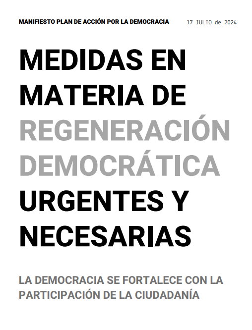 platoniq's tweet photo. 📝 Somos una de las 35 entidades firmantes del Manifiesto Plan de Acción por la Democracia.

Demandamos medidas urgentes para: 

1️⃣ Promover la participación ciudadana. 
2️⃣ Garantizar la transparencia. 
3️⃣ Proteger los derechos y libertades.

➕ info 👉 https://t.co/OmuBpqtEq9 https://t.co/2LLyAsUO8d