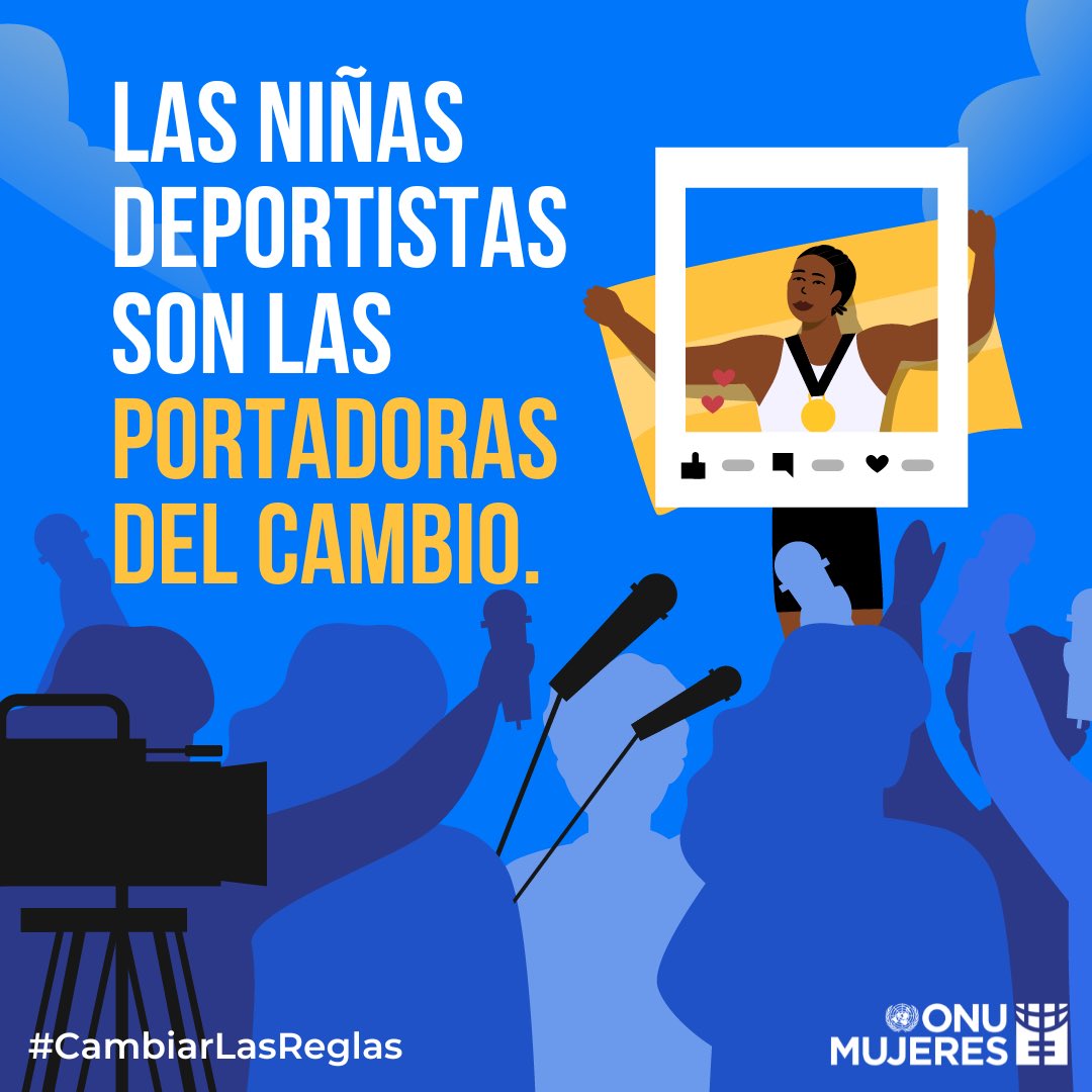 👉🏽Las niñas deportistas desafían estereotipos. #CambiarLasReglas

El deporte es un gran detonante de la #IgualdadDeGénero al impulsar el trabajo en equipo, la autosuficiencia, resilencia y confianza.
.🏋🏻‍♀️⛹🏻‍♀️🏊🏻‍♀️
