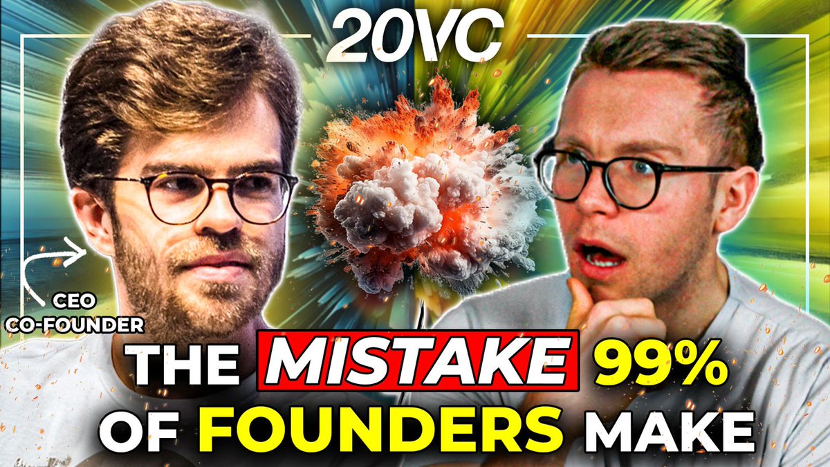 HarryStebbings's tweet photo. I have interviewed 800 founders on 20VC.

The single commonality of the best (@eldsjal @tobi) they all start entrepreneurial endeavours young.

Pedro at just 15 scaled https://t.co/EtucKW0zDV to 100 people & $1.5BN transactions.

Today, he is CEO of Brex, a fricking monster that has raised $1.23BN and is valued at $12.3BN.

My 7 lessons from @Pedroh96 👇