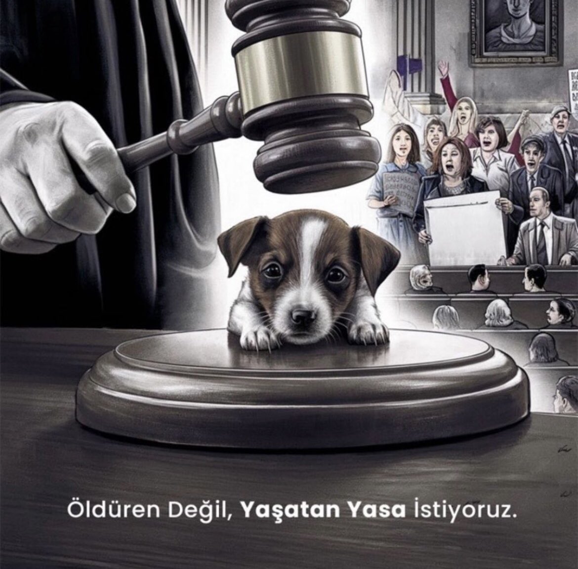 Öldüren değil, yaşatan yasa istiyoruz.
#YasayıGeriÇekKatliyamaHayır