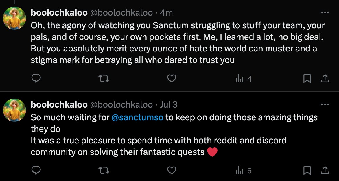 The fruits of knowledge are so bitter)