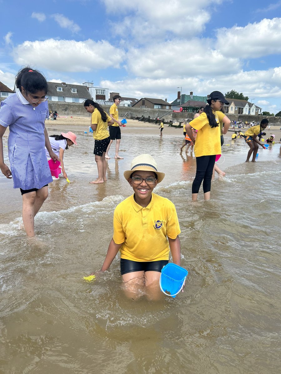 HeadLHS's tweet photo. The most epic and memorable day at the beach today. My favourite quote was ‘Mrs Ball, I have never seen the sea - is it real?’. I feel unbelievably privileged to have been able to give the children this experience @LHS_Watford https://t.co/816WZG9snA
