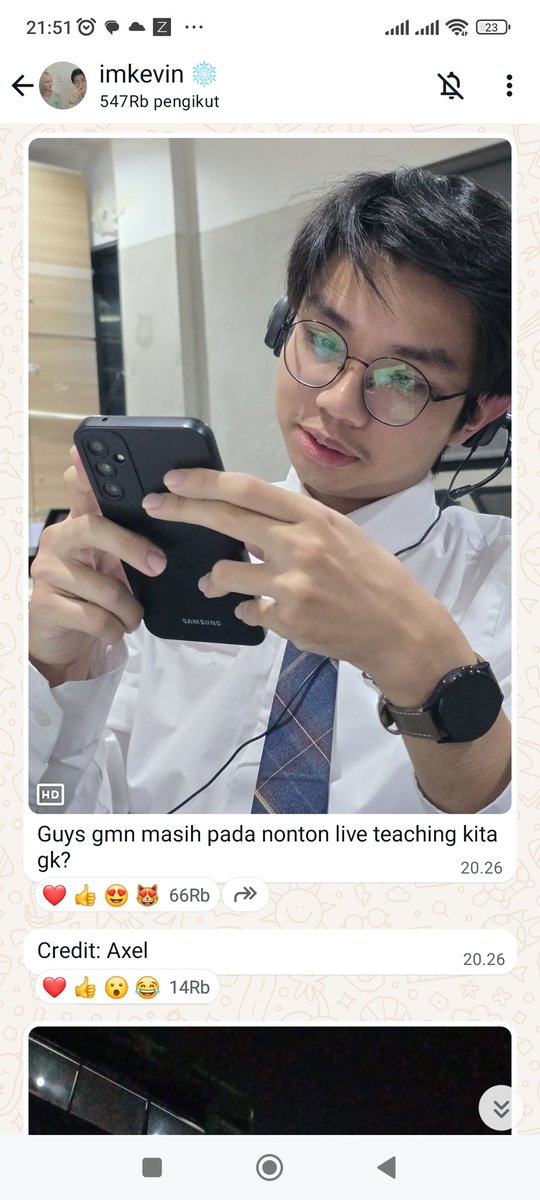 Dengan kesadaran penuh sampe join channel nya si bong 😂 ampe ngelus ngelus perut gw sambil doa "ya Allah ntar kl dititipin keturunan biar dia tumbuh jdi anak sholeh/sholeha, cerdas pikiran, cerdas emosional, yg soft spoken gini ya Allah"